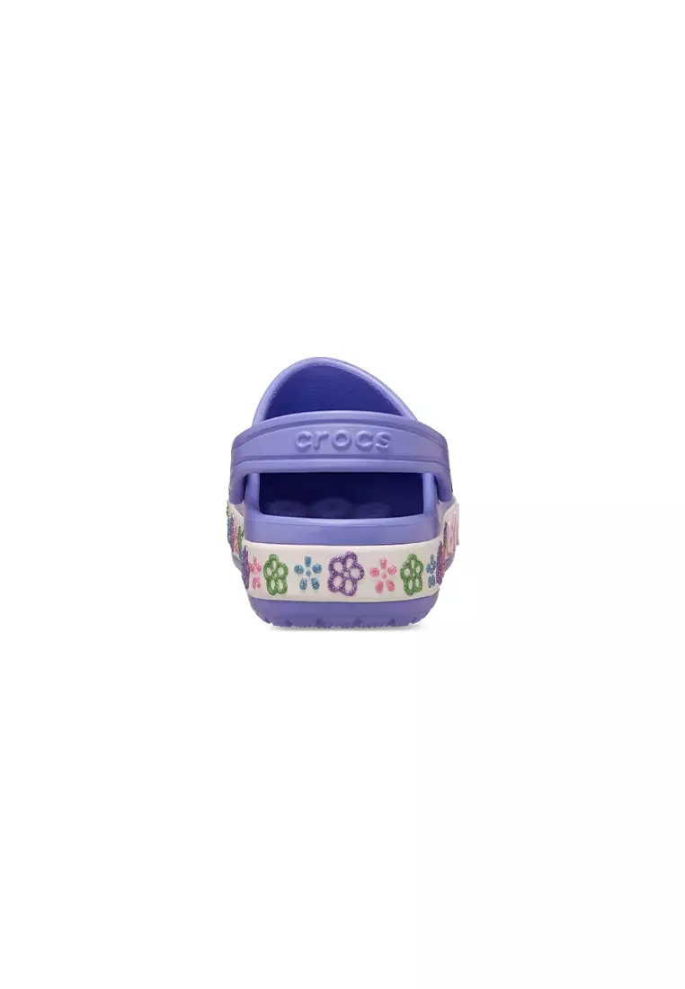 Kids' Bayaband Flower Band Clog  in Digital Violet