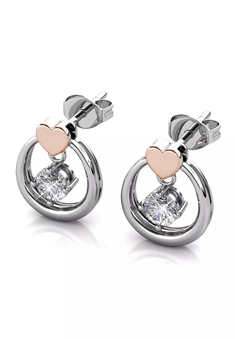 Felina Love Earrings Embellished with SWAROVSKI® crystals