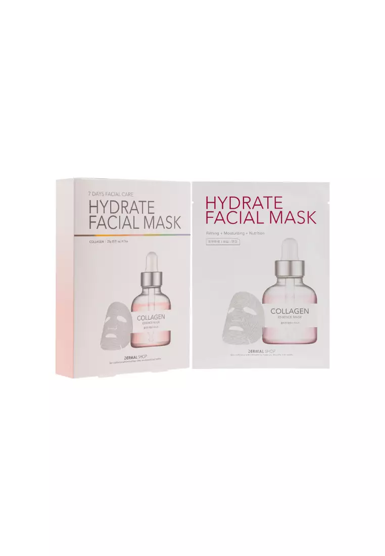 DERMAL SHOP Hydrate Facial Mask Collagen 7piece