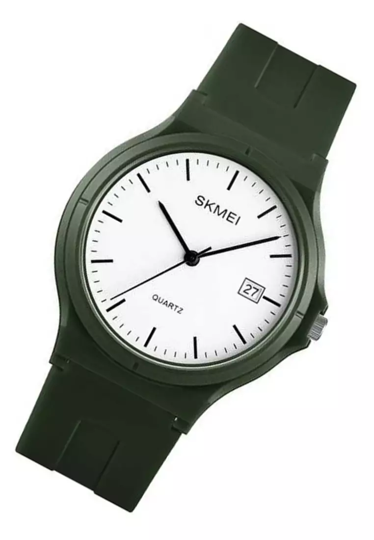 Jam Tangan Analog Sporty Wanita Waterproof 50m Strap Tali Material Silicone DS39 ORIGINAL