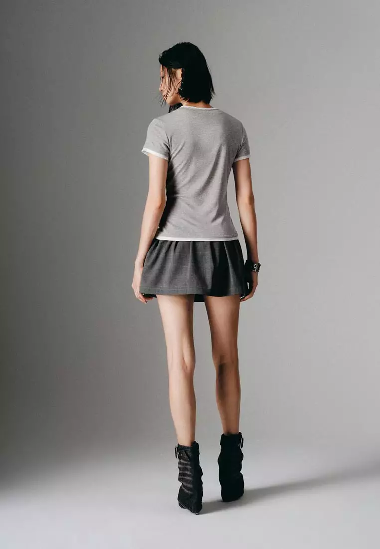Short Sleeve 2 In 1 Shirts