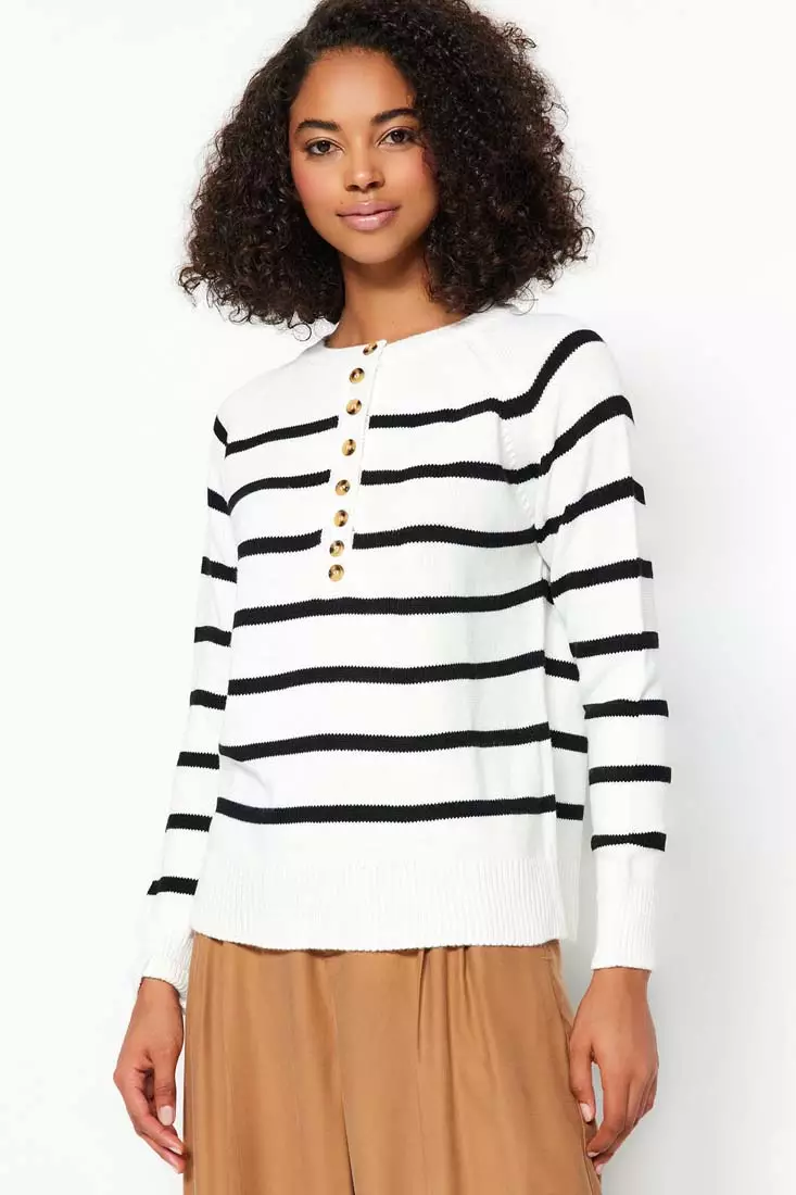 Buy Ecru Sweaters & Cardigans for Women by TRENDYOL Online