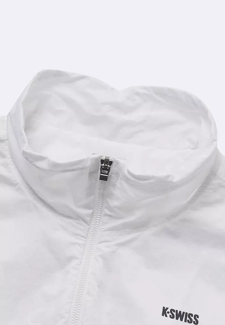 女裝 K-SWISS LOGO 荷葉邊連帽外套