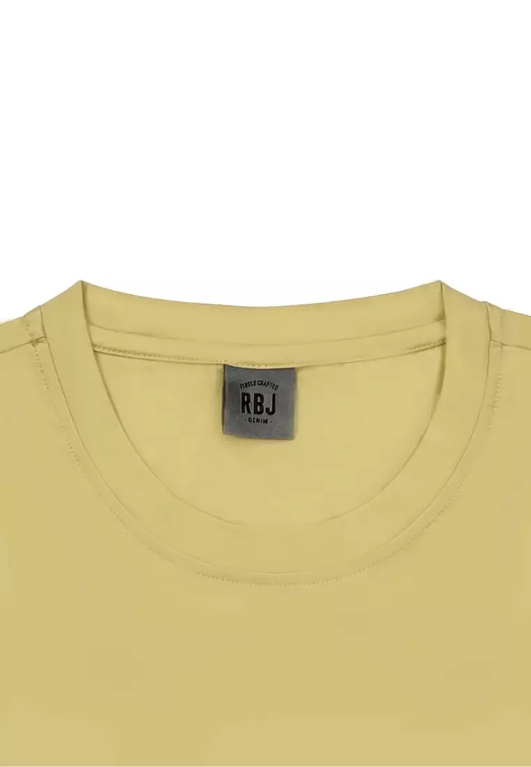 RBJ T-Shirt Cotton Spandex Bordir Pria 237086