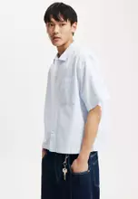 Sky Blue Mini Stripe