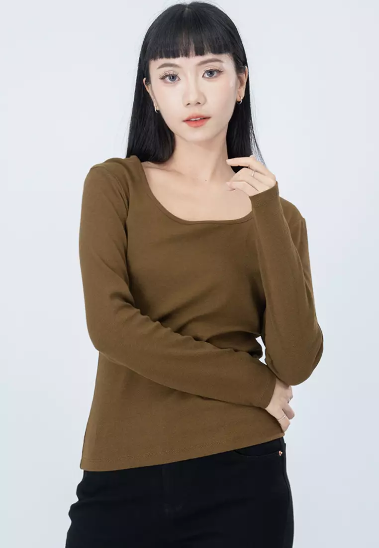 Cotton Long Sleeve Top