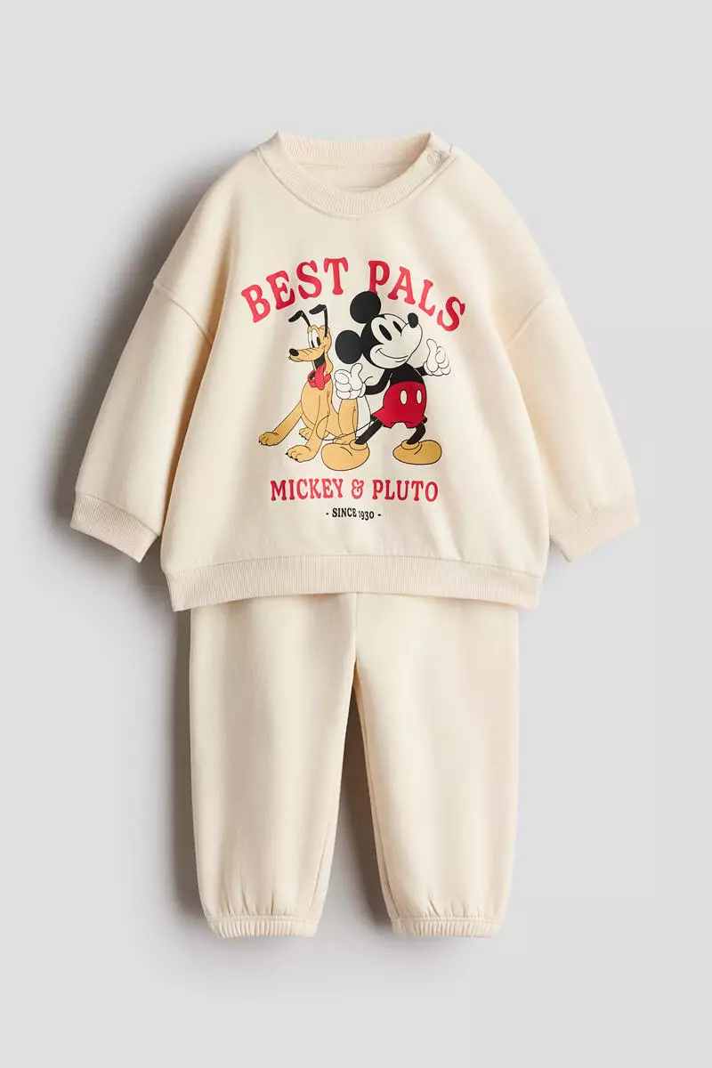 2-piece printed sweatshirt set