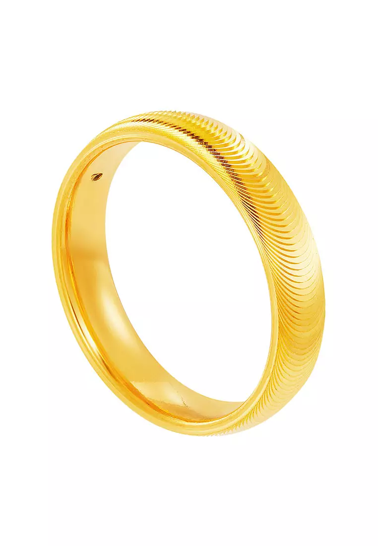 HABIB 999/24K Yellow Gold Ring WWGR1990524