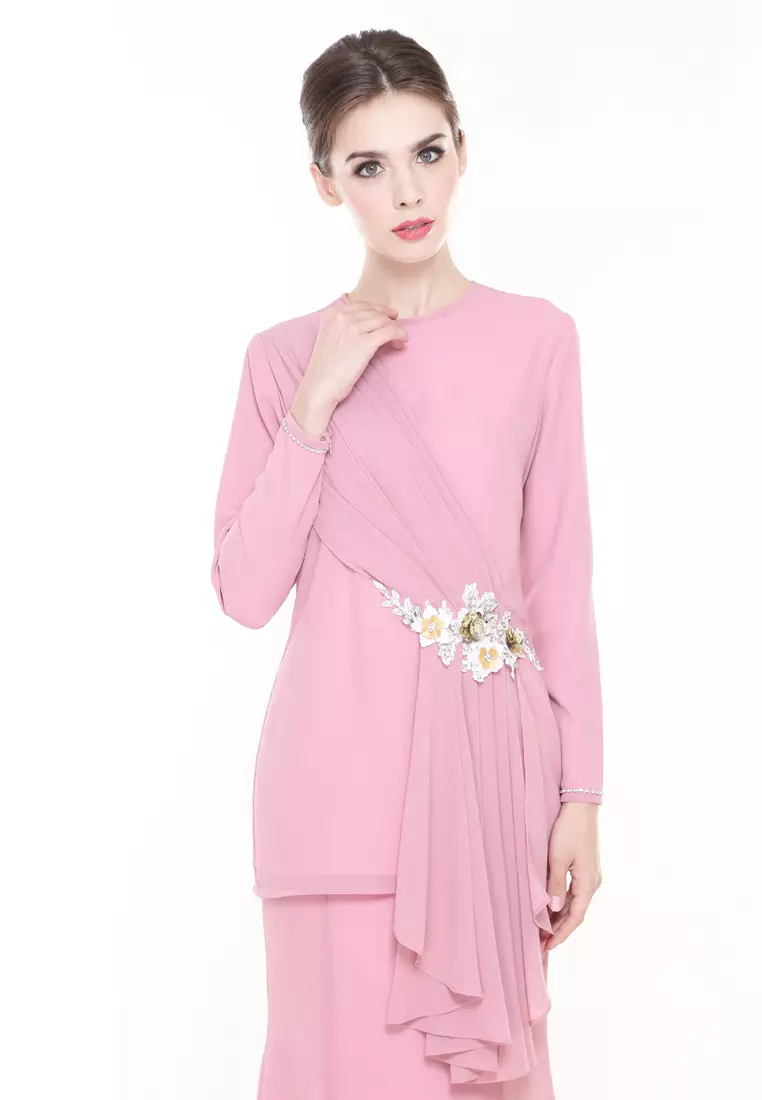 Pionery Kurung Modern in Pink