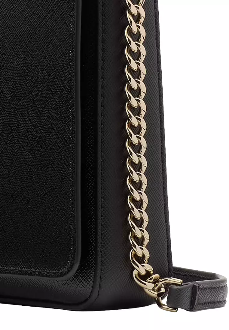 Kenzie Small Convertible Crossbody Bag in Black KK035