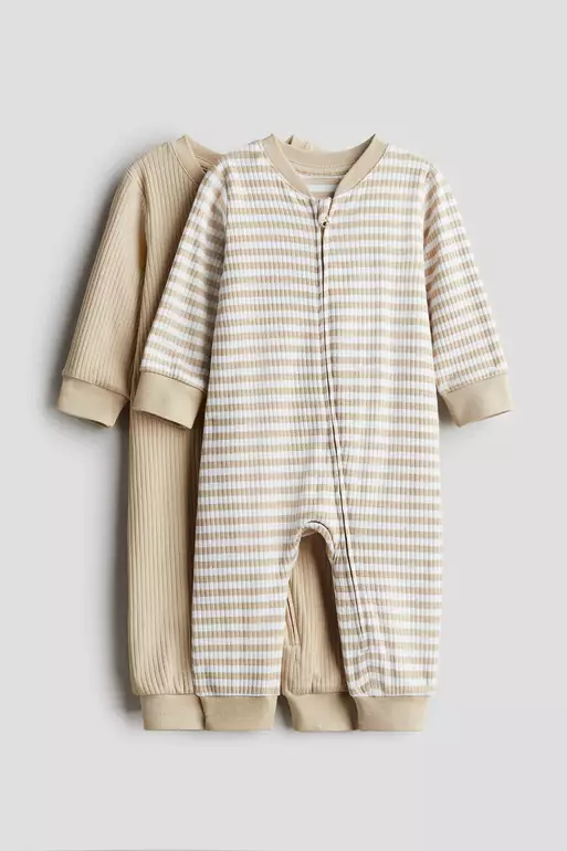 2-pack patterned cotton pyjamas
