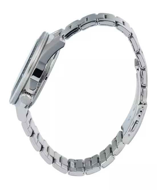 Jam Tangan Pria Alba Sport AL4717 AL4717X1 Strap Stainless Steel Silver Automatic Black Silver Motif Dial Silver Black Color