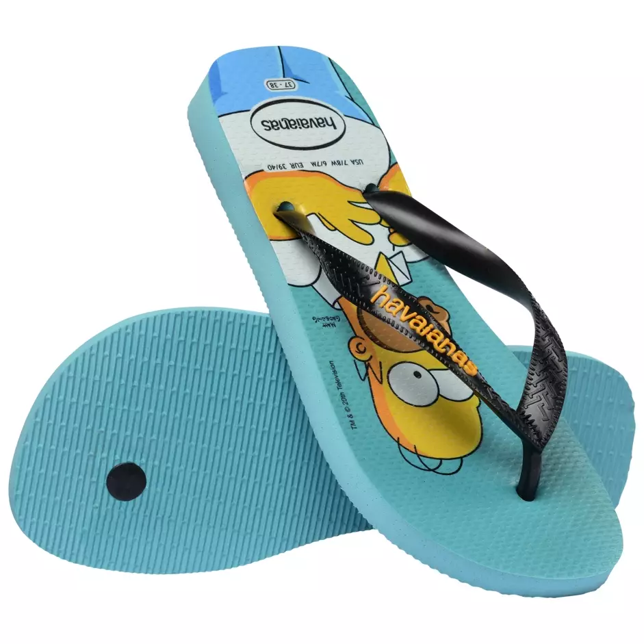 Havaianas 2968 Simpsons Tradi Blue/Black - Sandal Pria