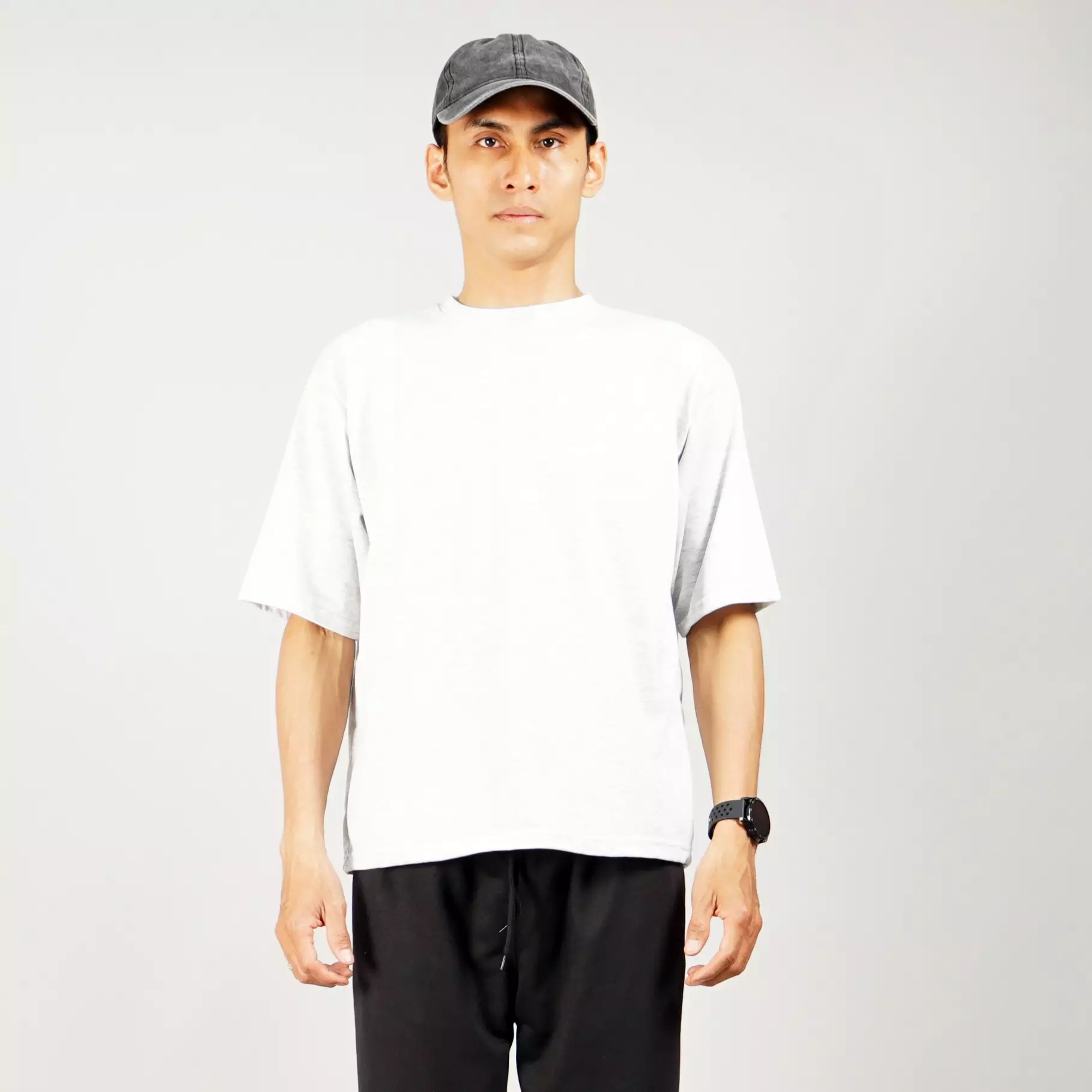 GEORGE Oversize T-Shirts Kaos Basic Kaos Casual TShirt Oversized TShirts - ABU TERANG