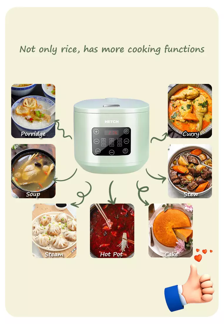 Buy HETCH HETCH R1 Smart Low Sugar Rice Cooker 5L MTC1725HC 2024
