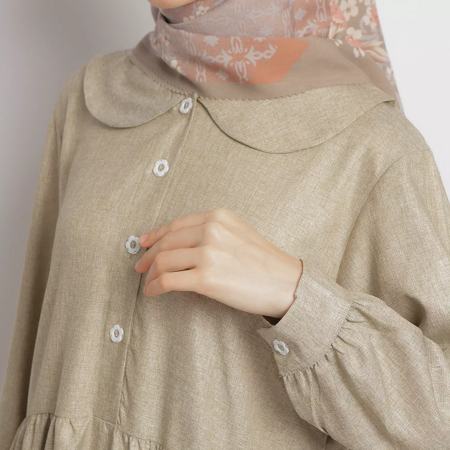 Gamis Wanita GMS 03 Cream