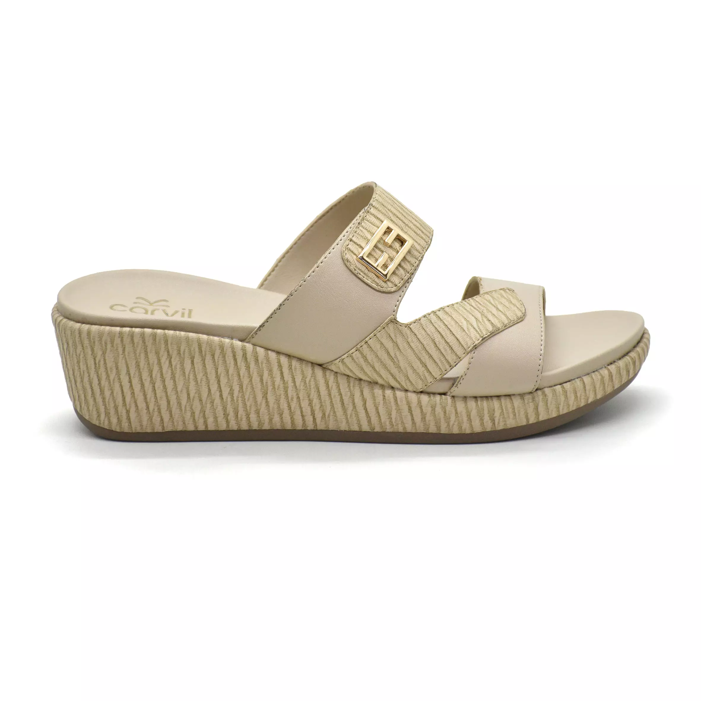 Carvil Sandal Wanita Kiryu-02 L Beige