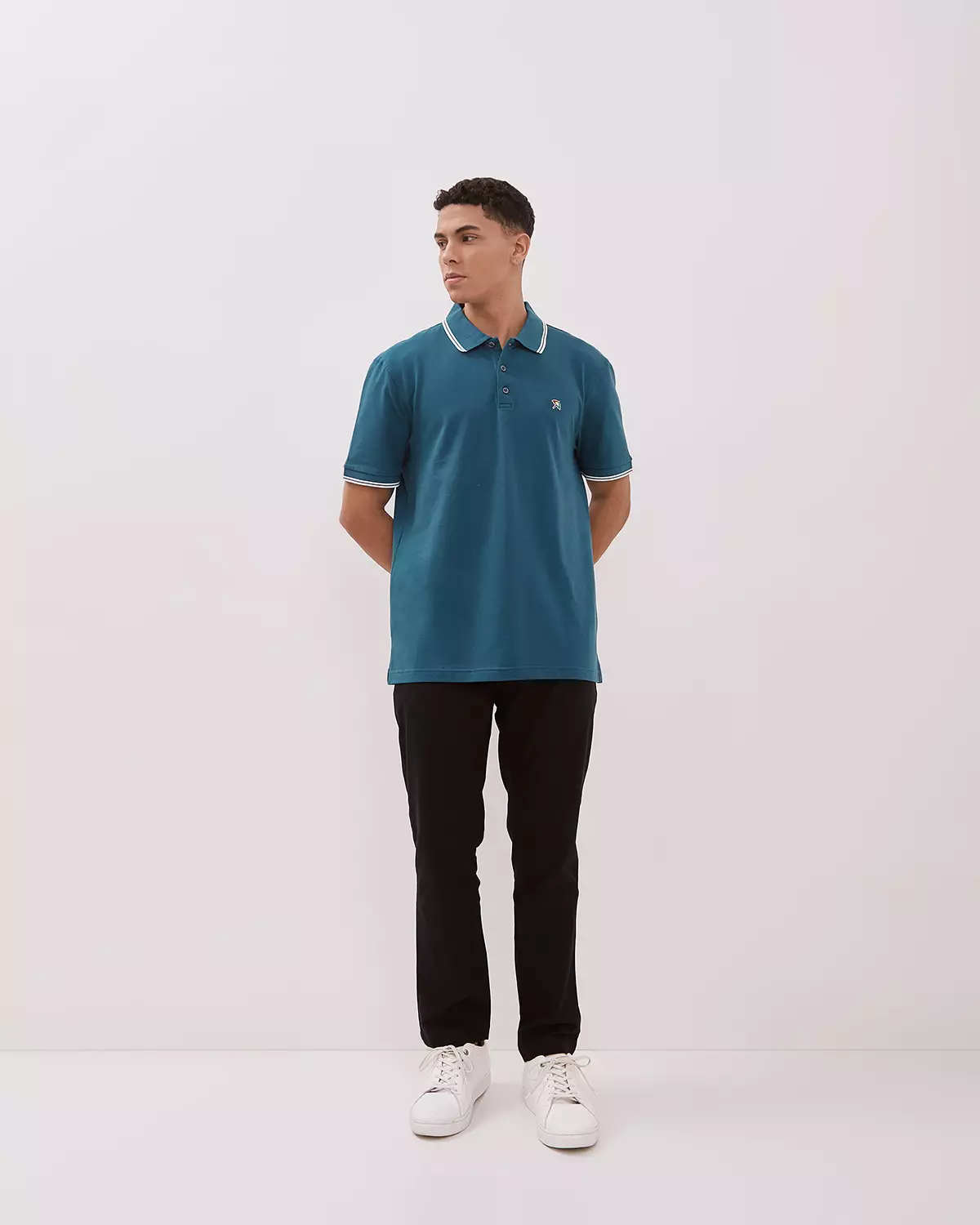 MEN'S BLUE POLOSHIRT