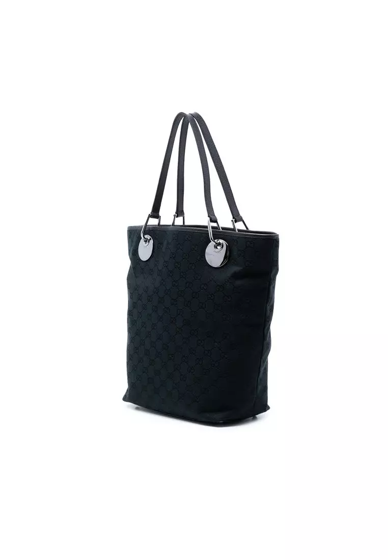 Pre-Loved Gucci Large Gg Canvas Eclipse Tote