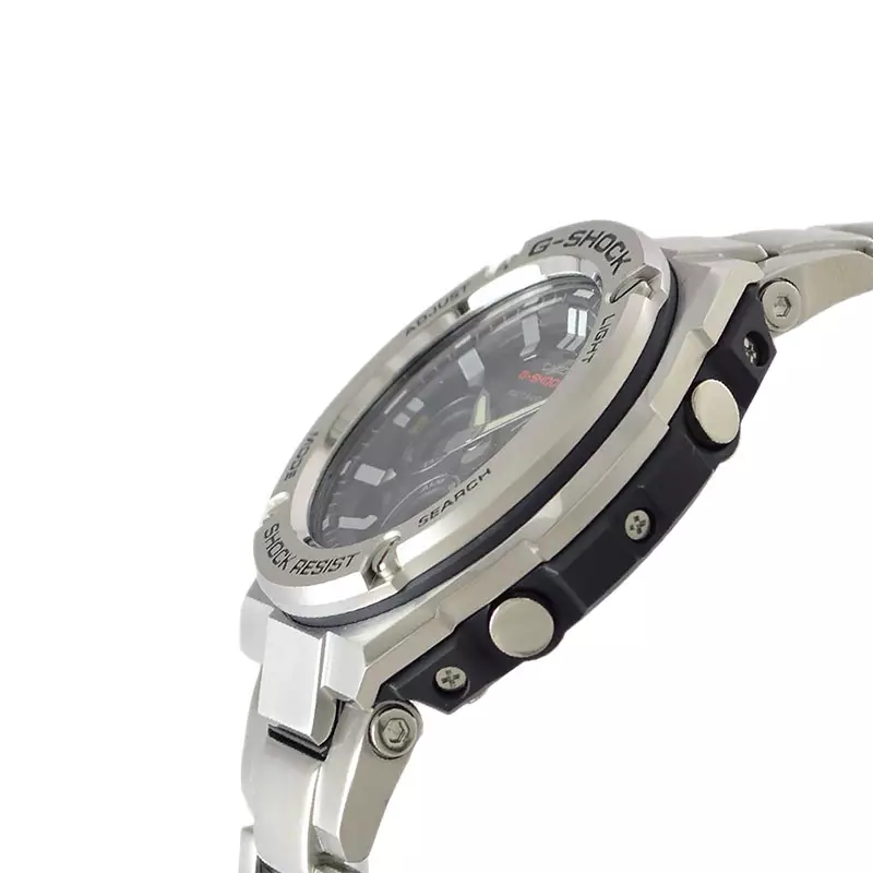 Jam Tangan Pria Casio G-Shock G-Steel GST-W310D-1AJF Tough Solar Men Black Dial Stainless Steel Band (JDM)