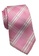 Splice Cufflinks pink Checkerboard Series Pink Checked Design Polyester Tie SP744AC94ILHSG_1