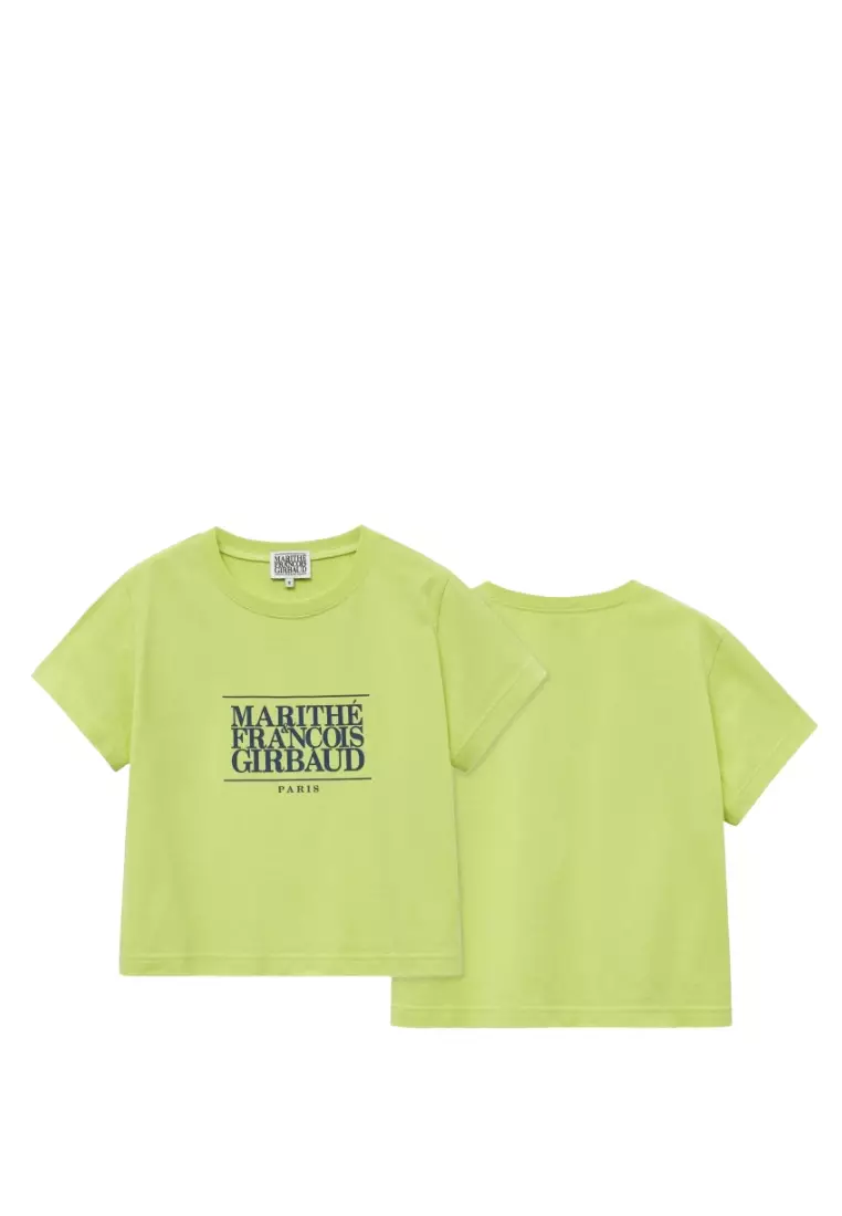 Jual Marithe + Francois Girbaud W Classic Logo Crop Tee