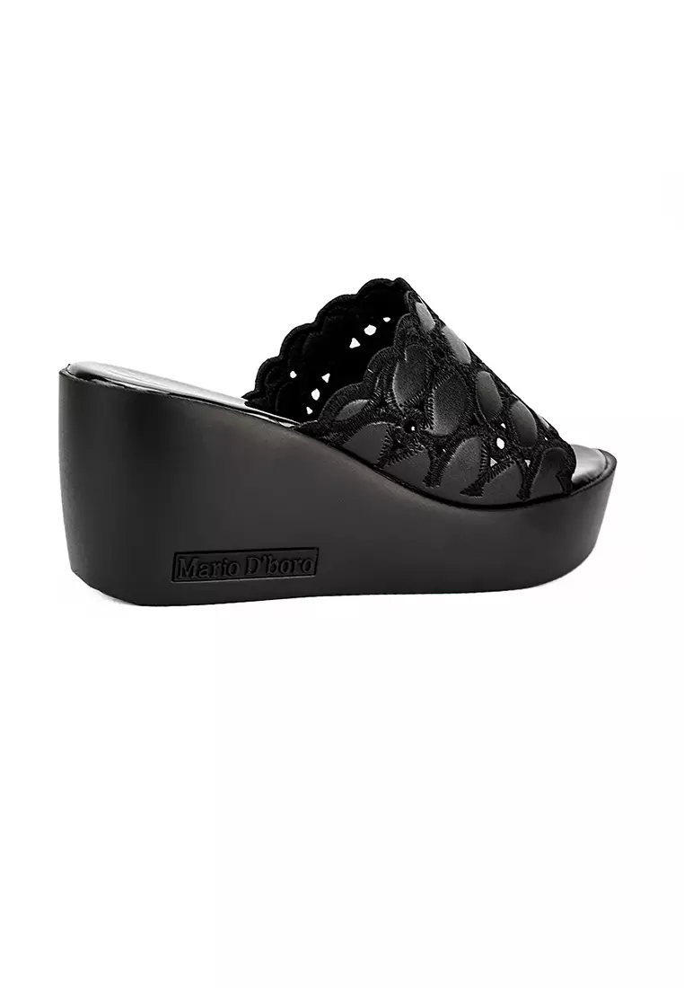 Women's Wedge Sandals LW 23545 Black C26 C70