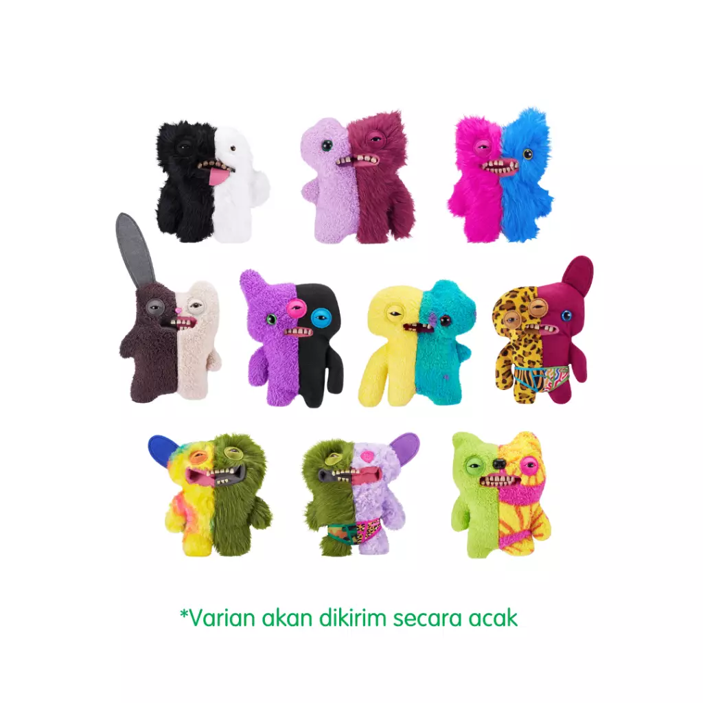 Addo Fuggler Funny Ugly Monster Plush (Assorted) - Mainan Boneka Koleksi Anak (Misfit (Assorted))