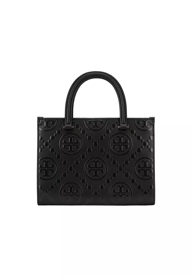 T Monogram Women's Handbag in Black 162013