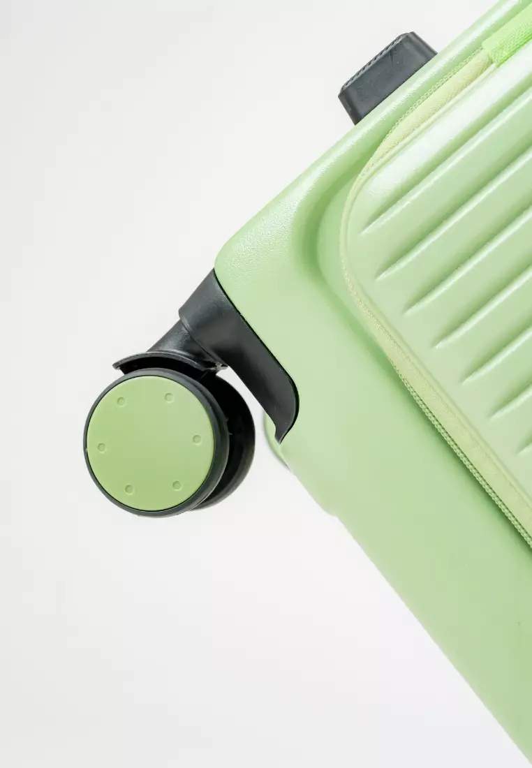 Alpha 3pcs Set 20, 24, 28"  Hard Case Luggage in Matcha