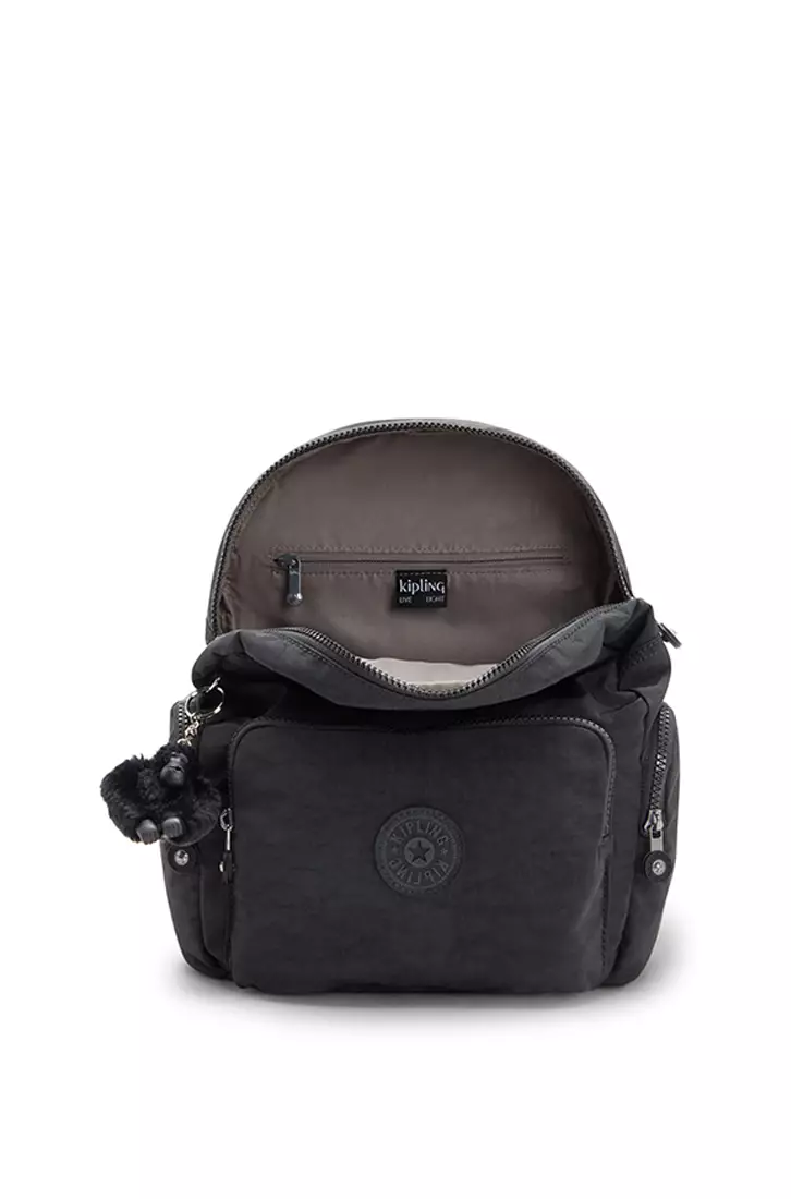 CITY ZIP S Black Noir Backpack