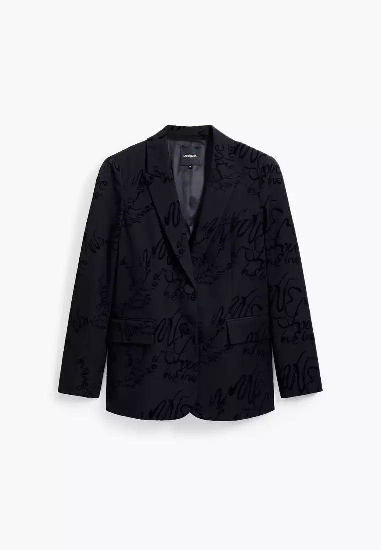 Lettering blazer