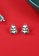 ZITIQUE silver Women's Christmas Tree Oil Drip Earrings - Silver C8B7BAC8825B83GS_3