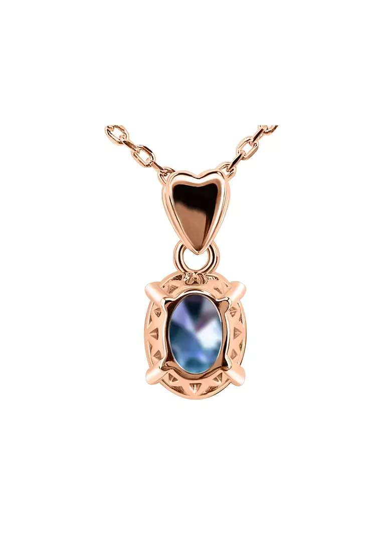 [ Alexandrite Collection ] Lyubov Pendant RG - Kalung Alexandrite s925 by Her Jewellery