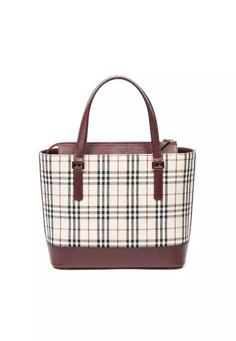 Buy Burberry Pre loved Zip Shopping Tote 2024 Online ZALORA