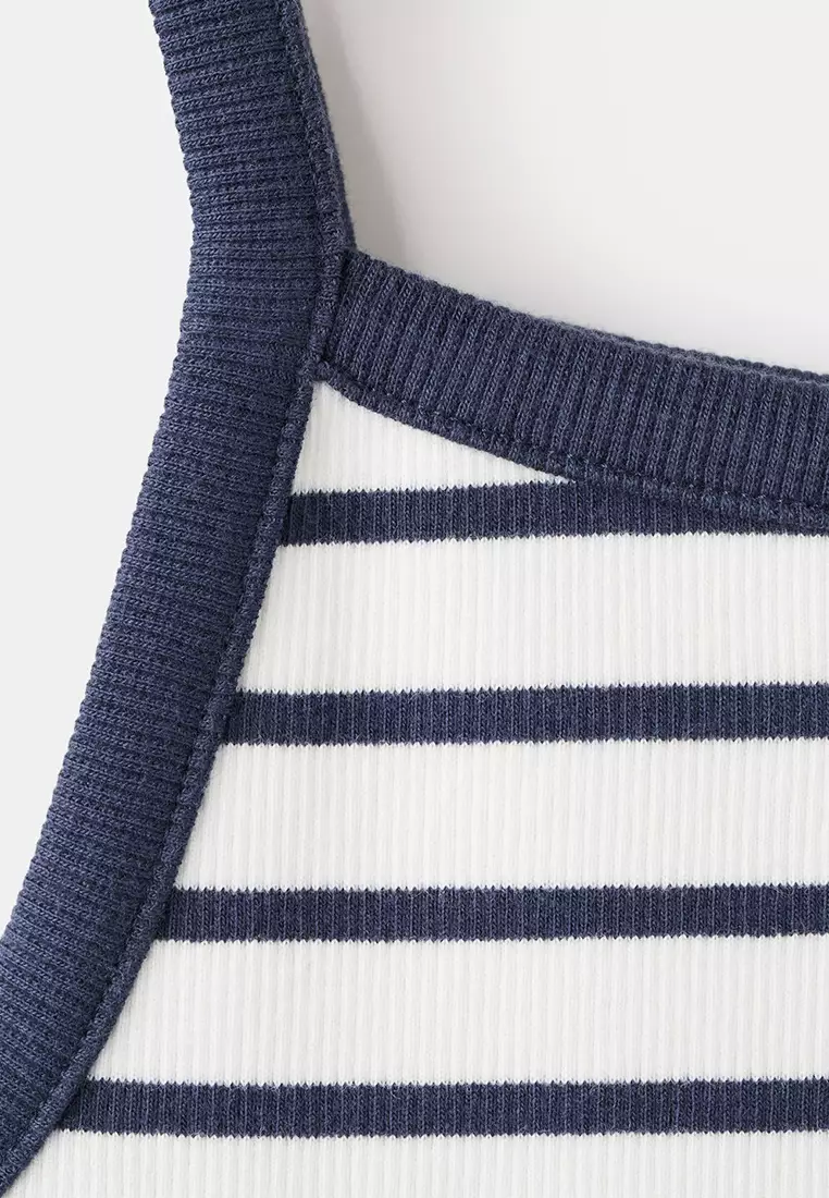 Striped Strap Top
