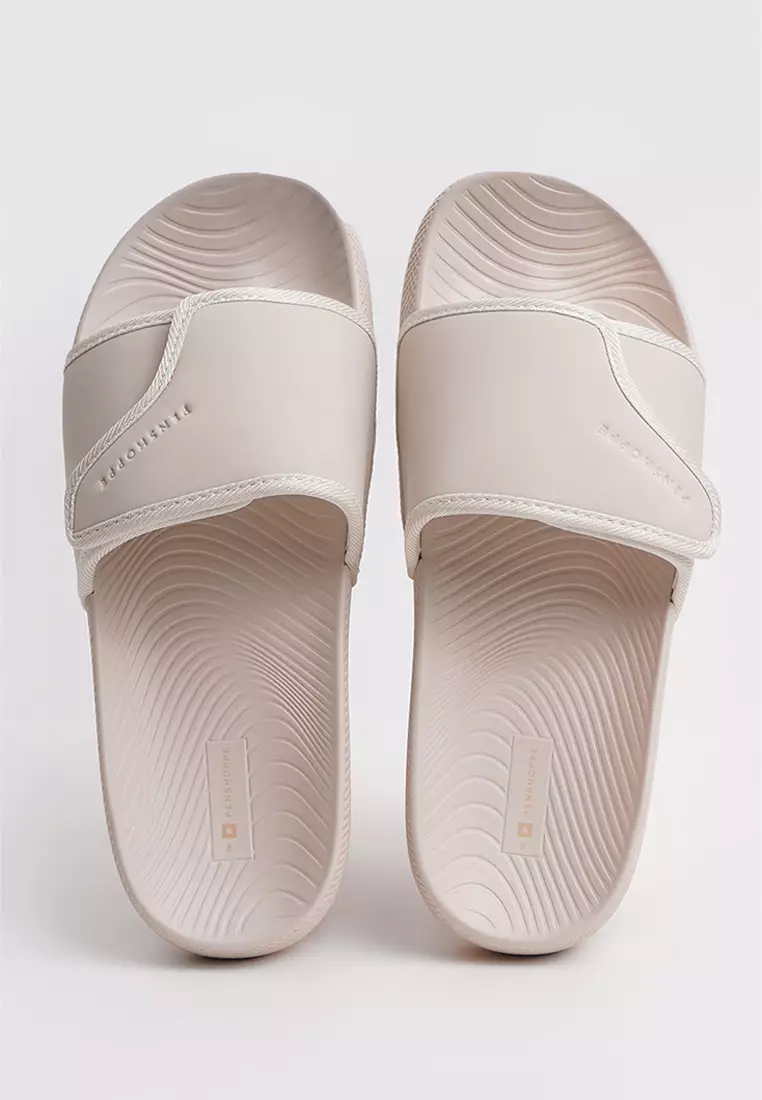 Women's Leather Slides with Soft Sole