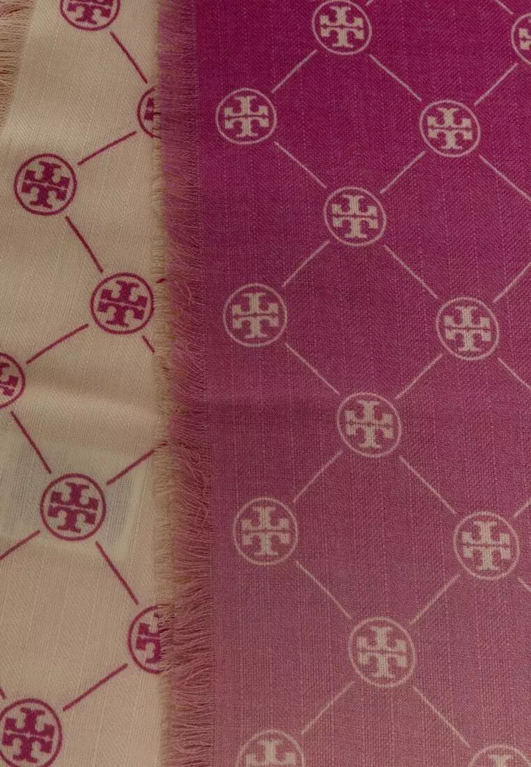 T Monogram Oblong Scarf