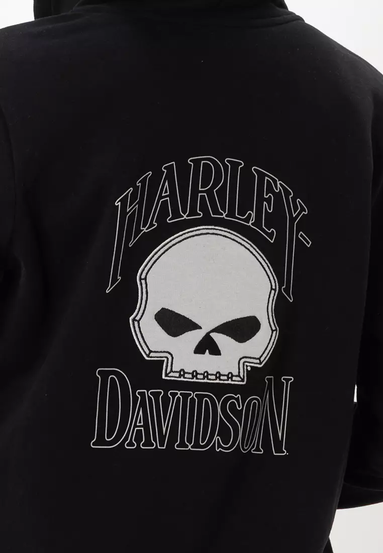 Harley-Davidson® Willie G™ Skull Full Zip Fleece Hoodie