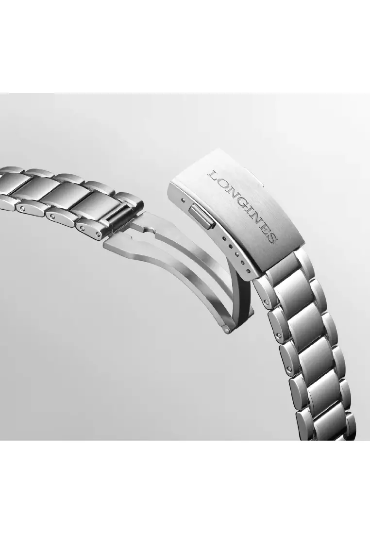 Longines Spirit Zulu Time Stainless Steel Men Watch L38024536