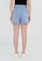 FORCAST blue FORCAST Lidia Stretchy Pocketed Shorts 21566AA5F2B7F2GS_3