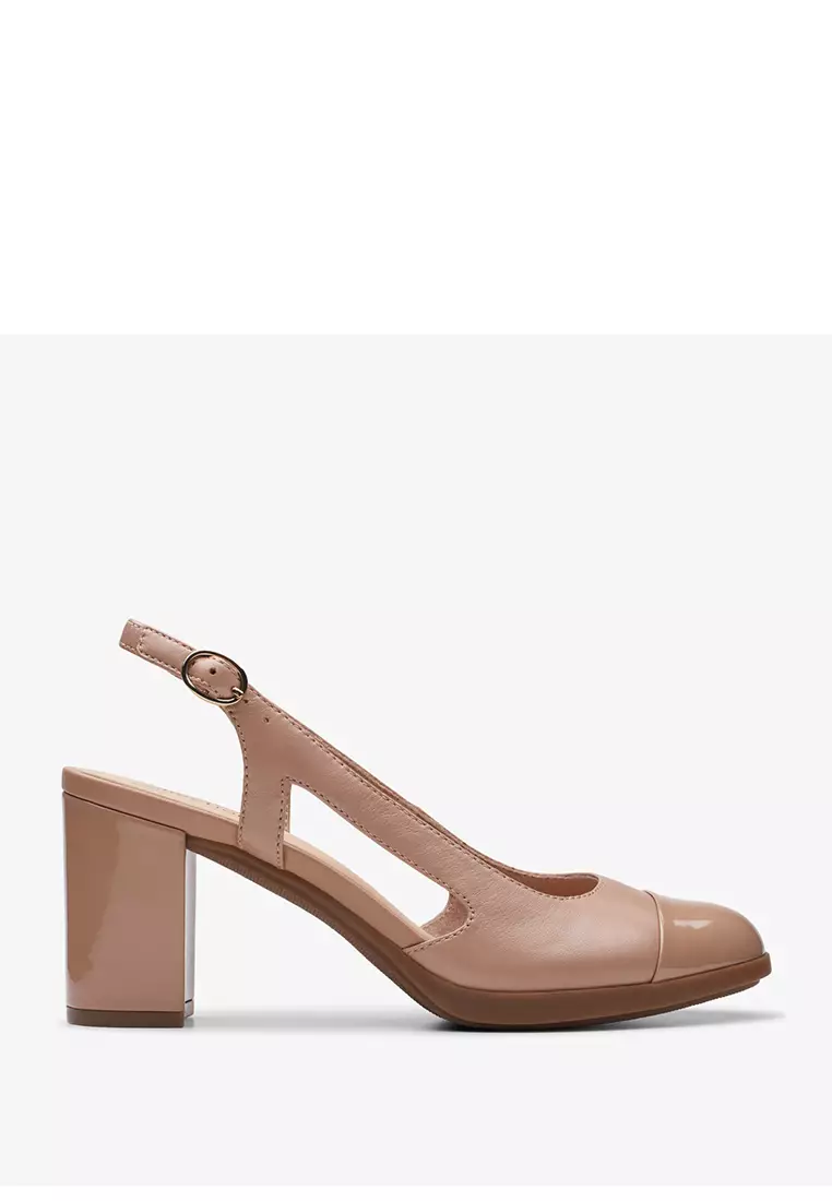 Discount on Clarks  shoes - SKU: Bayla Joy High Heels Beige
