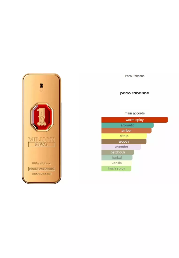 Paco Rabanne One Million Royal Man Parfum - 100 ML (Parfum Pria)