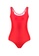 PINK N' PROPER red Basic Bareback Swimsuit PI108US0S5D6MY_5