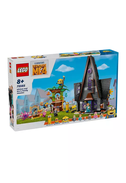 Despicable Me 4 75583 Minions and Gru's Family Mansion, Age 8+, Building Blocks, 2024 (868pcs)