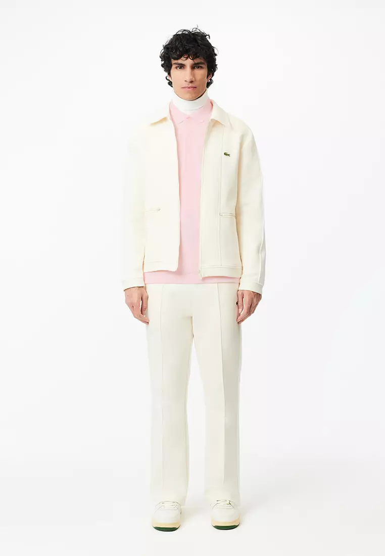 Men's Lacoste Paris Polo Shirt Regular Fit Stretch Cotton Piqué