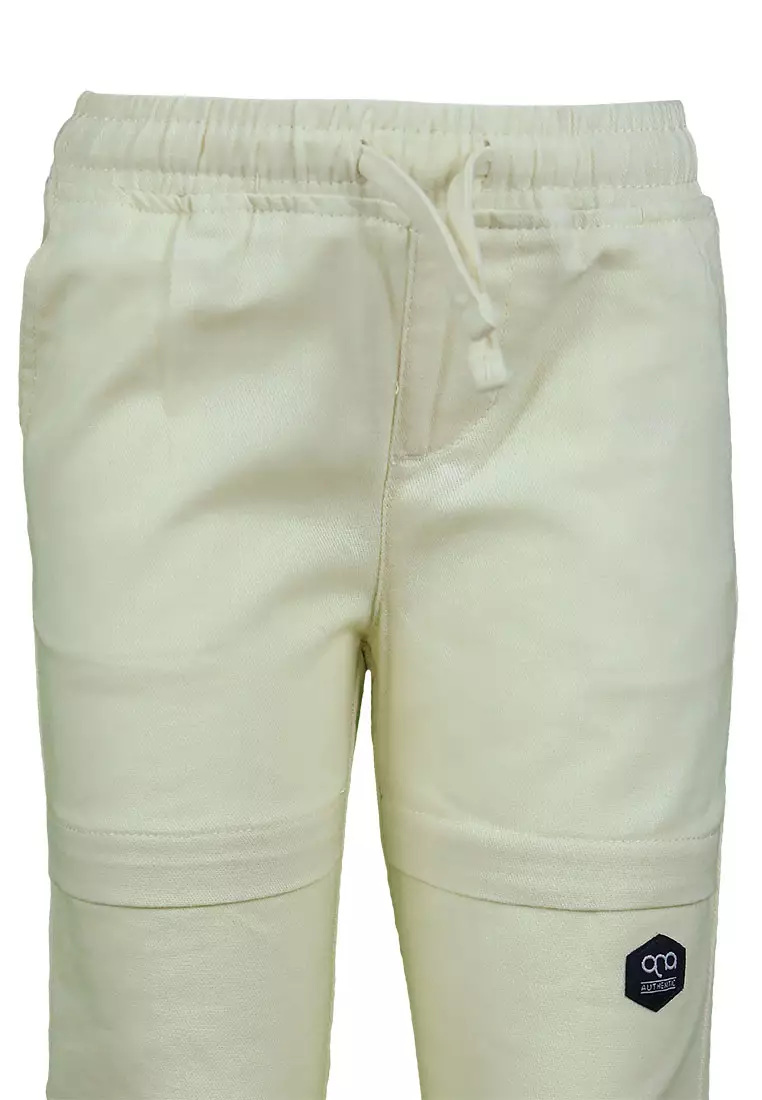 Qna Boy Summerscent Celana Panjang Jogger Anak Cream