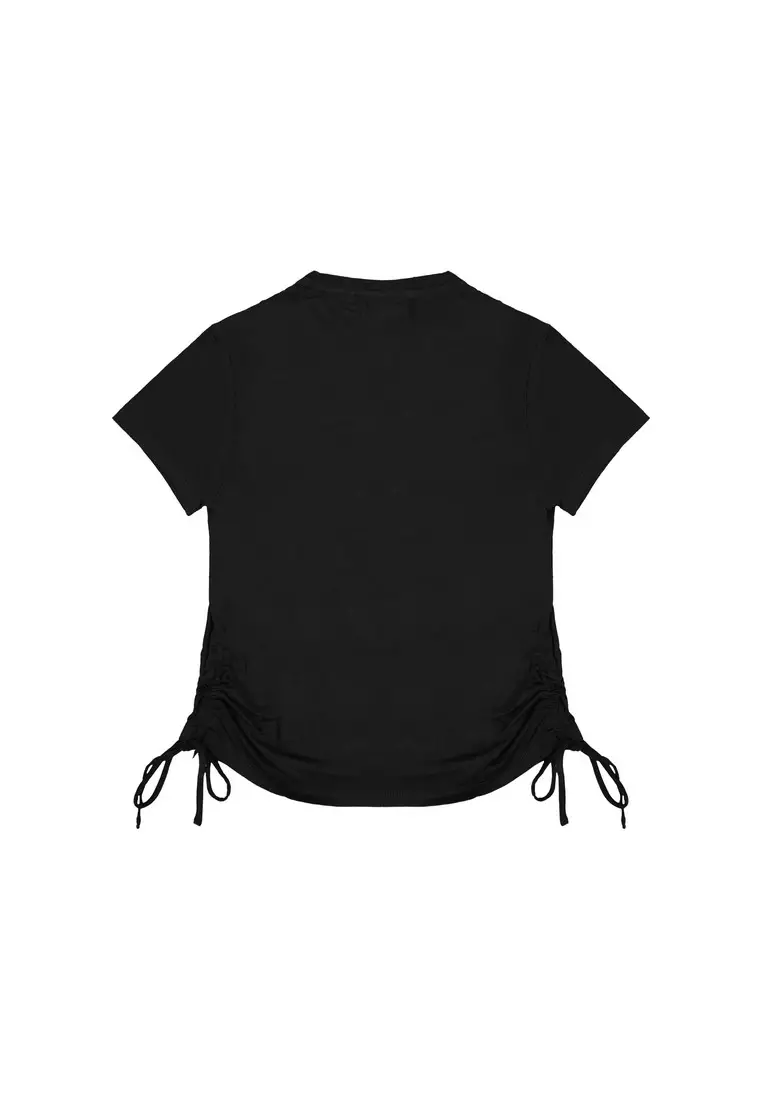 Greenlight Women's T-Shirt Short Sleeve Body Fit Drawstring Bayashi HP-C011224