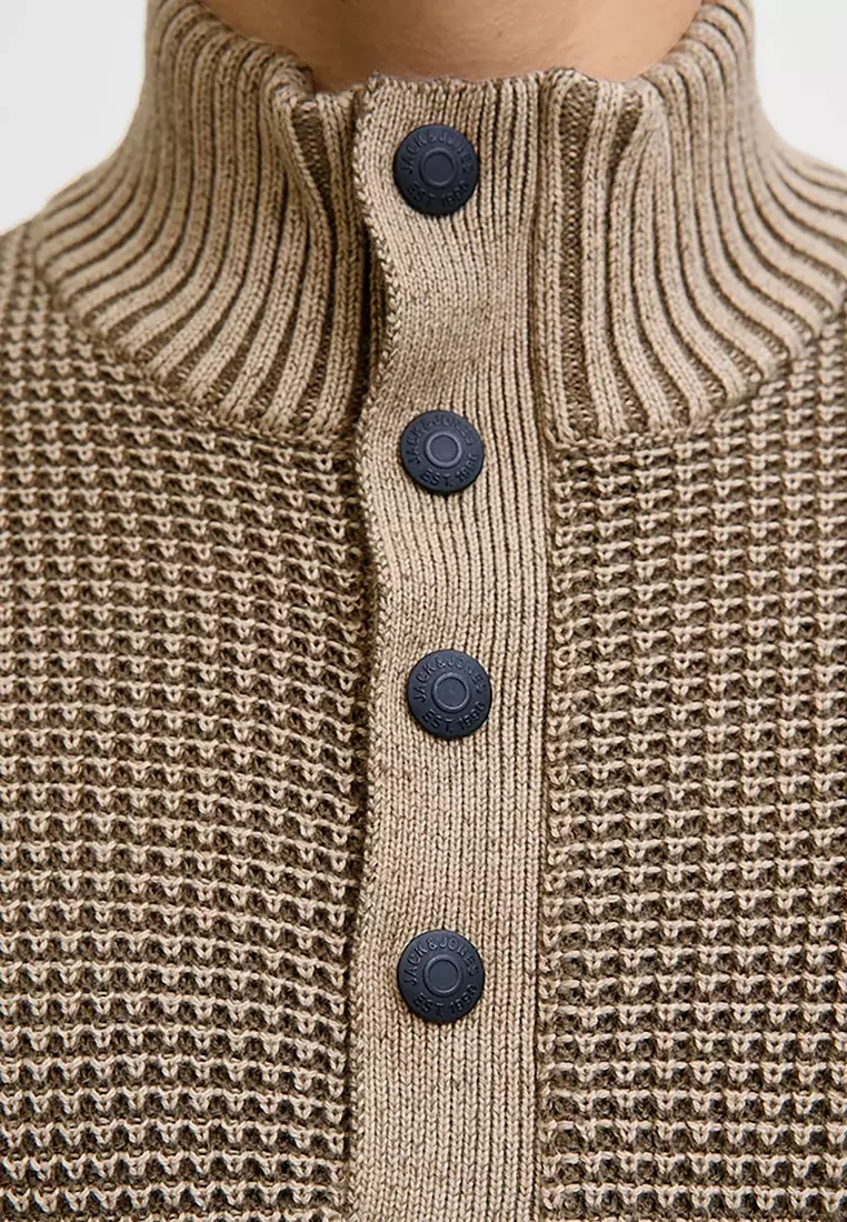 Knit High Neck Sweater