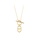 Glamorousky silver 925 Sterling Silver Plated Gold Simple Personality Hollow Geometric Pendant with Necklace 3A94DAC7F44C75GS_1